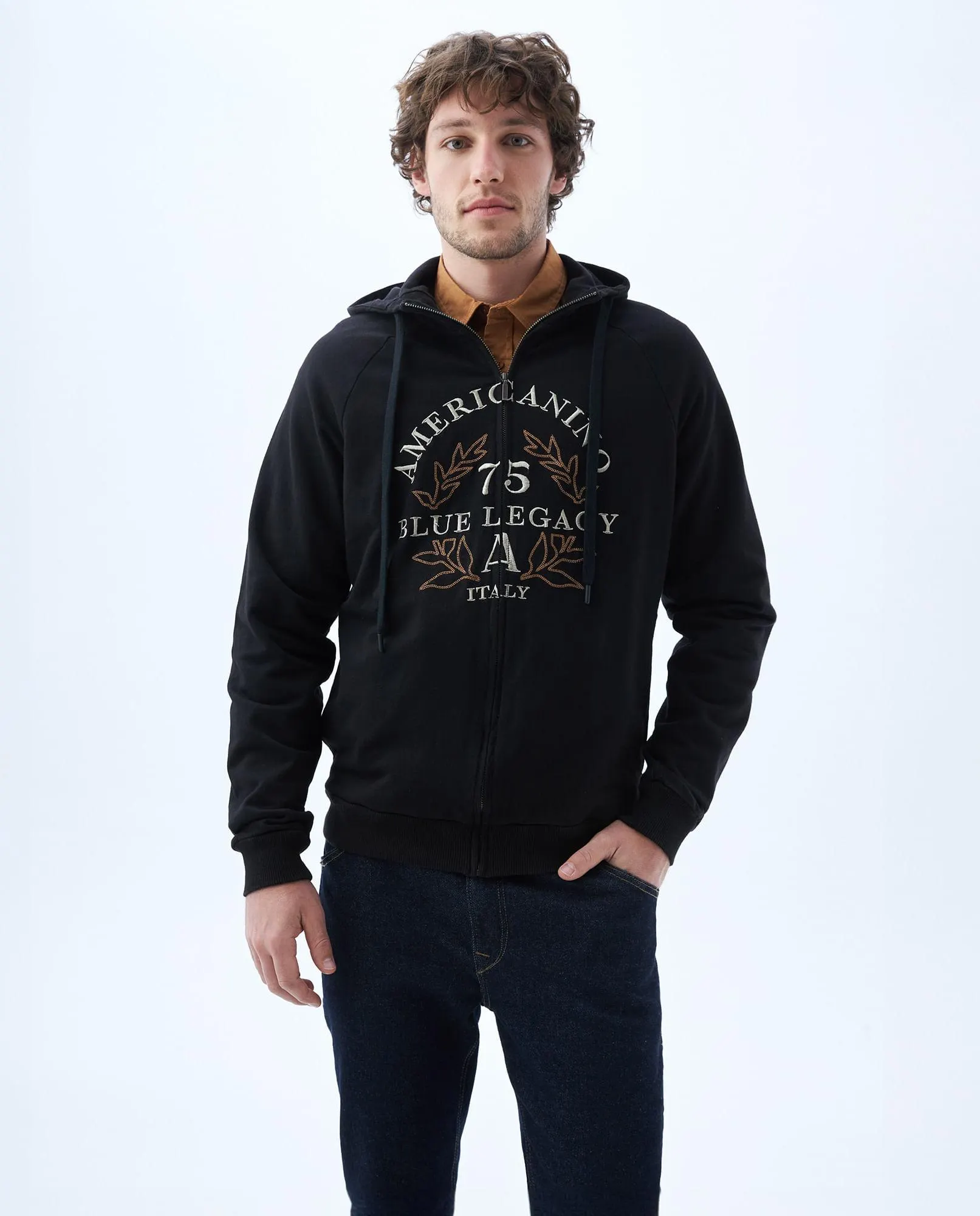 Buzo de diseño abierto para hombre