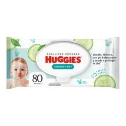 Toallas Húmedas Huggies Cuidado 4 en 1 - 80 un.