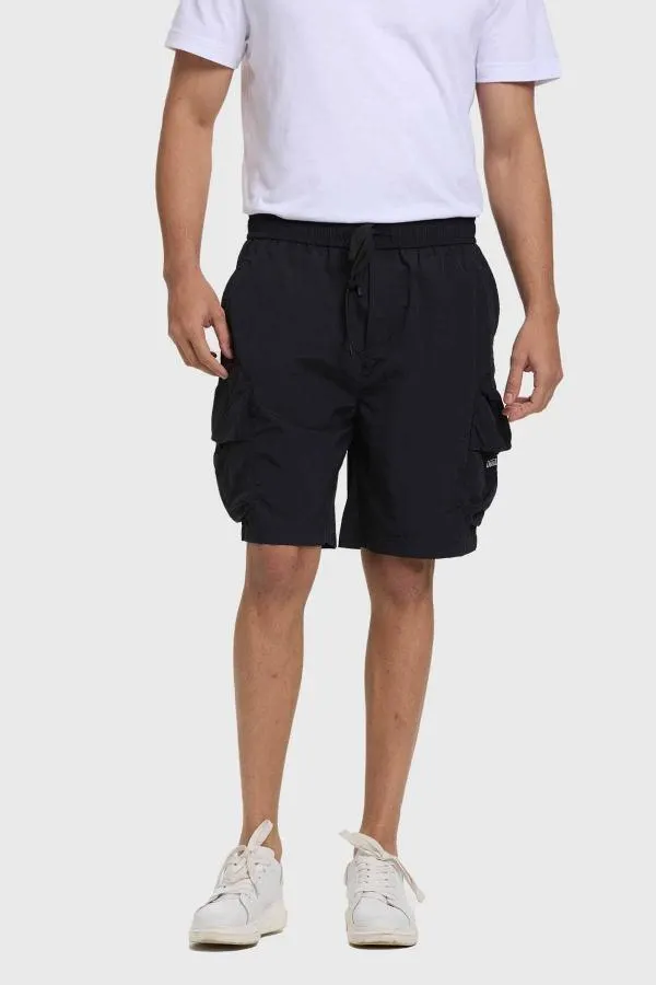 Bermuda hombre cargo negro viii