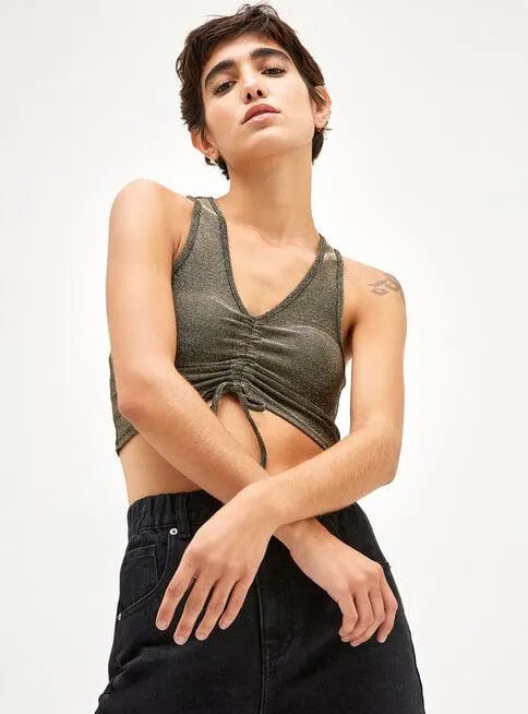 Polera Lurex Recogida