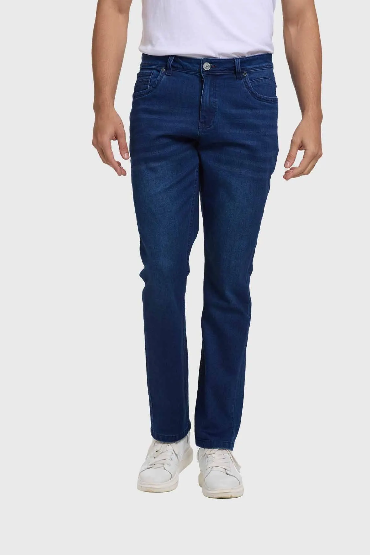 Jeans Hombre Slim Azul