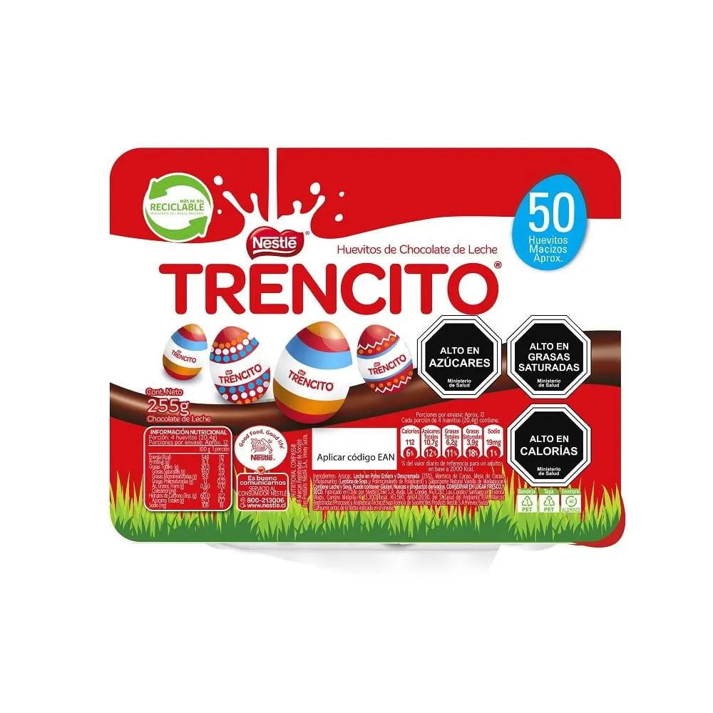 Huevitos de chocolate leche ba...