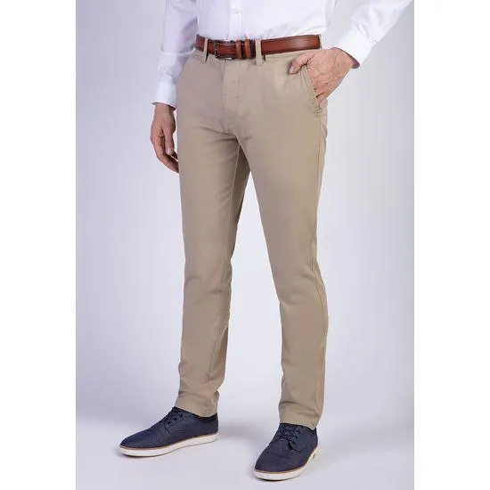 PANTALÓN TWILL KHAKI SLIM L/33