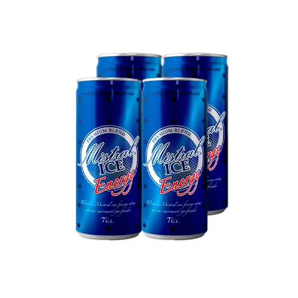 Mistral Ice Energy Lata 310cc x4