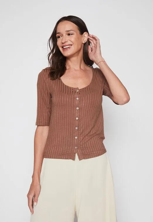 Polera Mujer Caf Canut Family Shop