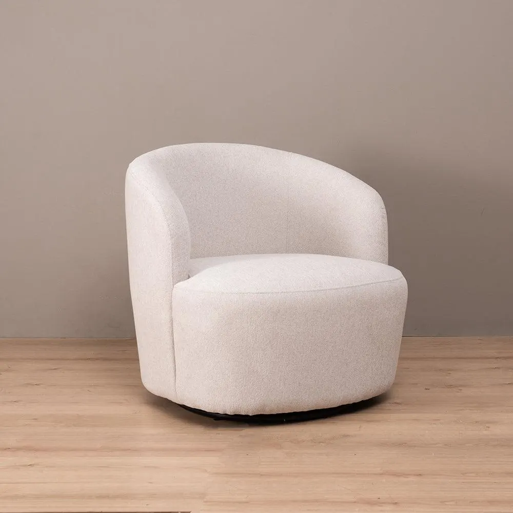 Poltrona Giratoria Caprice Cruda