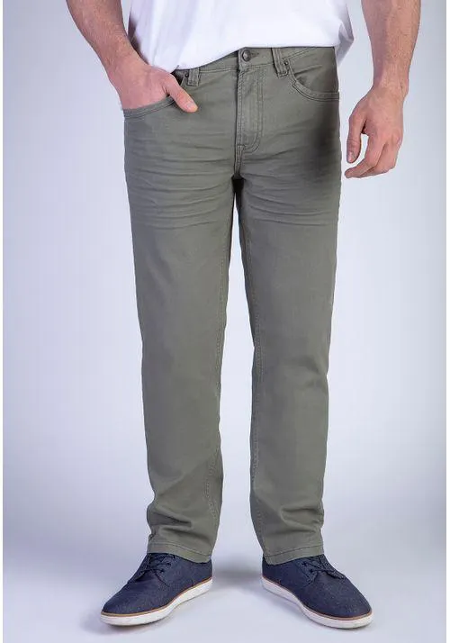 JEANS COLOR FJ LT MILITARY