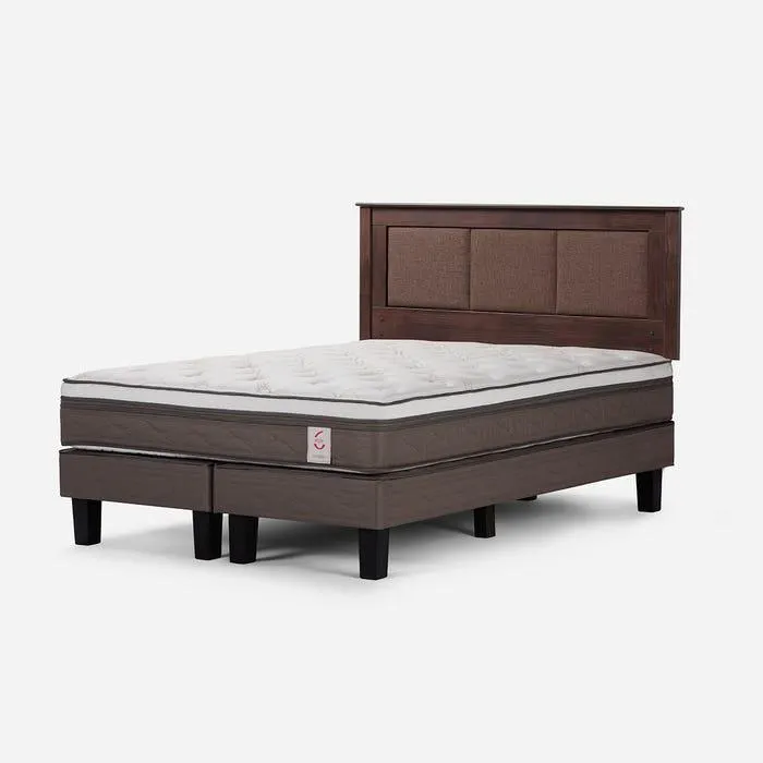 Cama New Style 6 2 Plazas + Respaldo Rachel