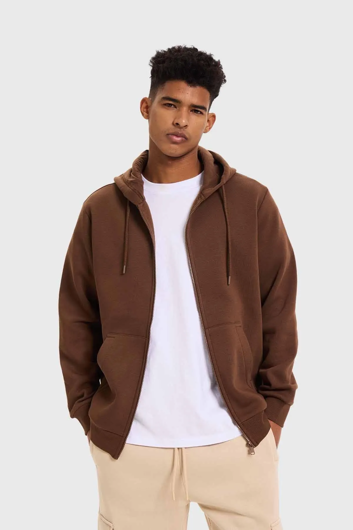 Polerón Hombre Básic Chocolate