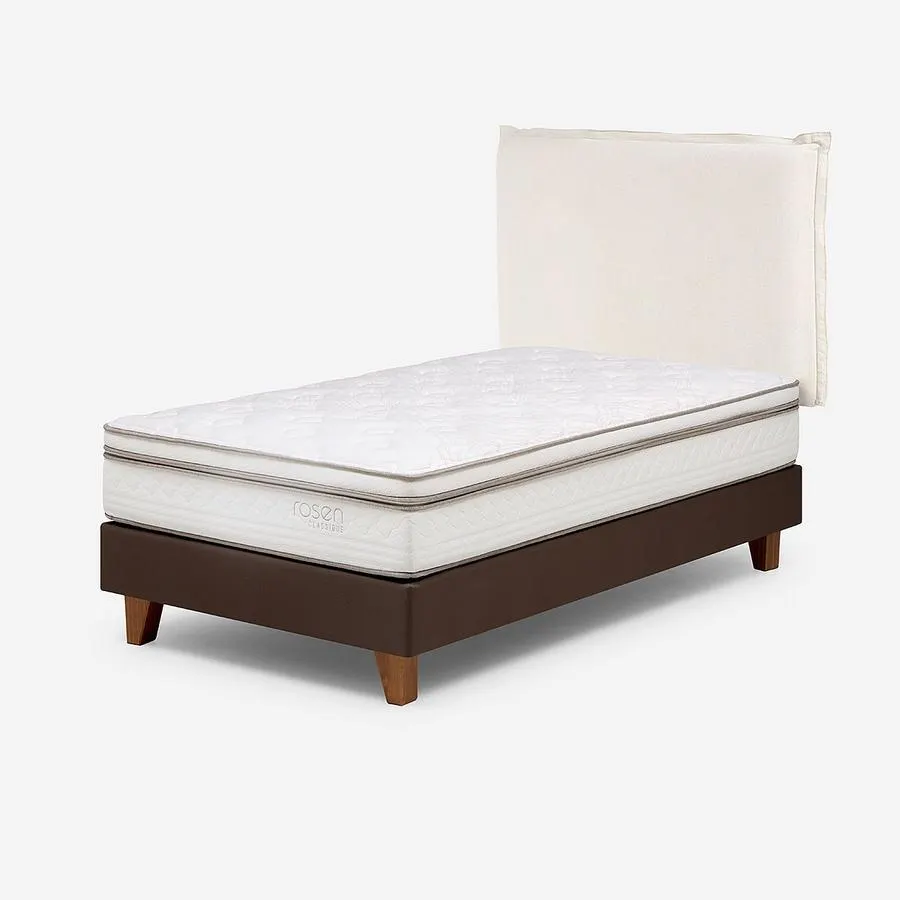 Cama Classique+ 1,5 Plazas + Respaldo Maura
