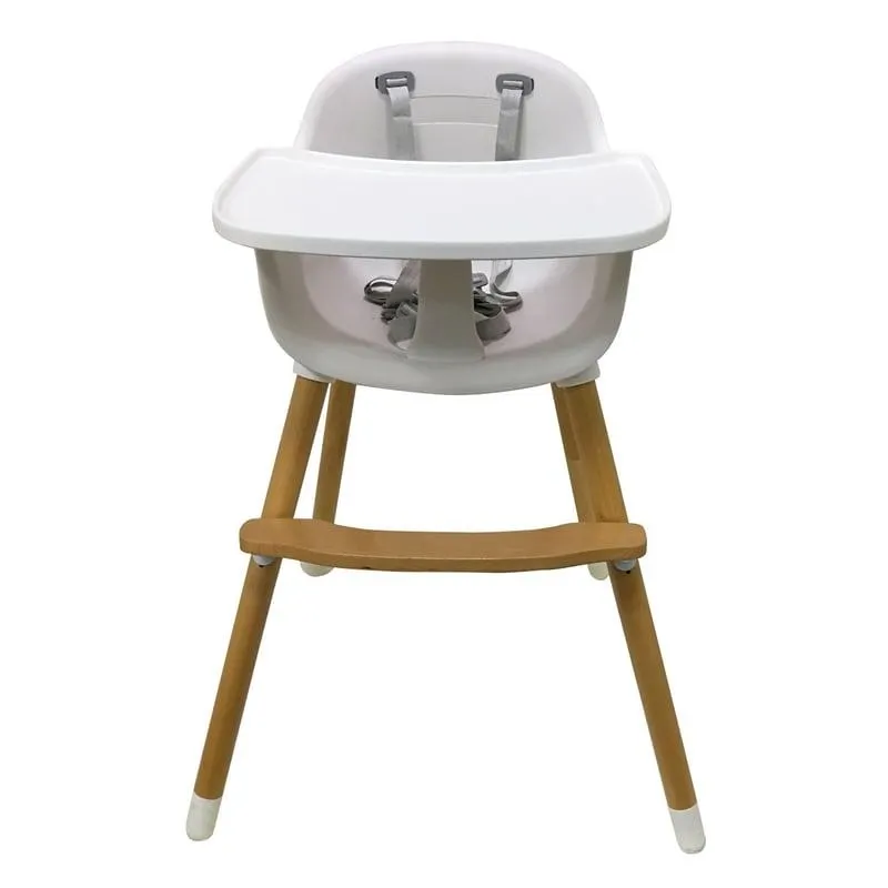 Silla De Comer Roma Blanca Kidscool