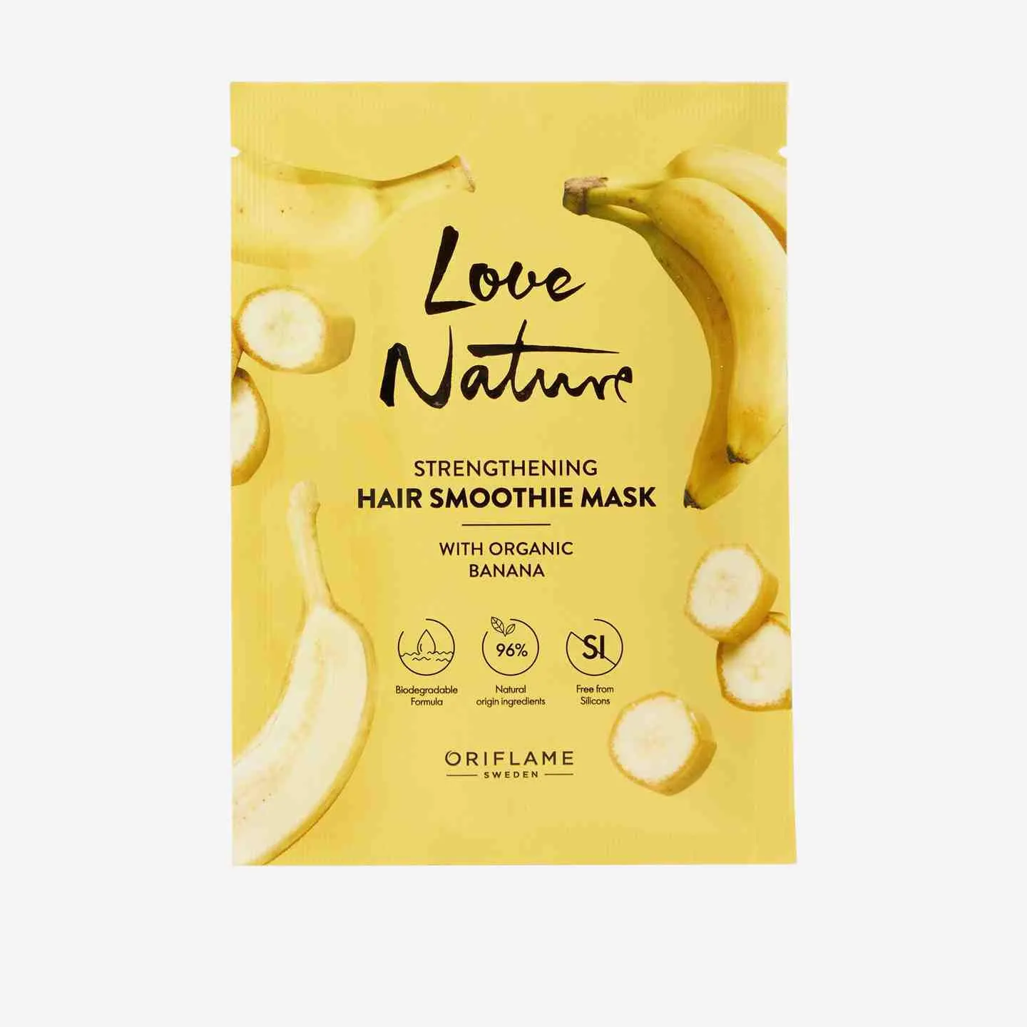 Mascarilla Capilar Fortificante con Banano Smoothie Love Nature