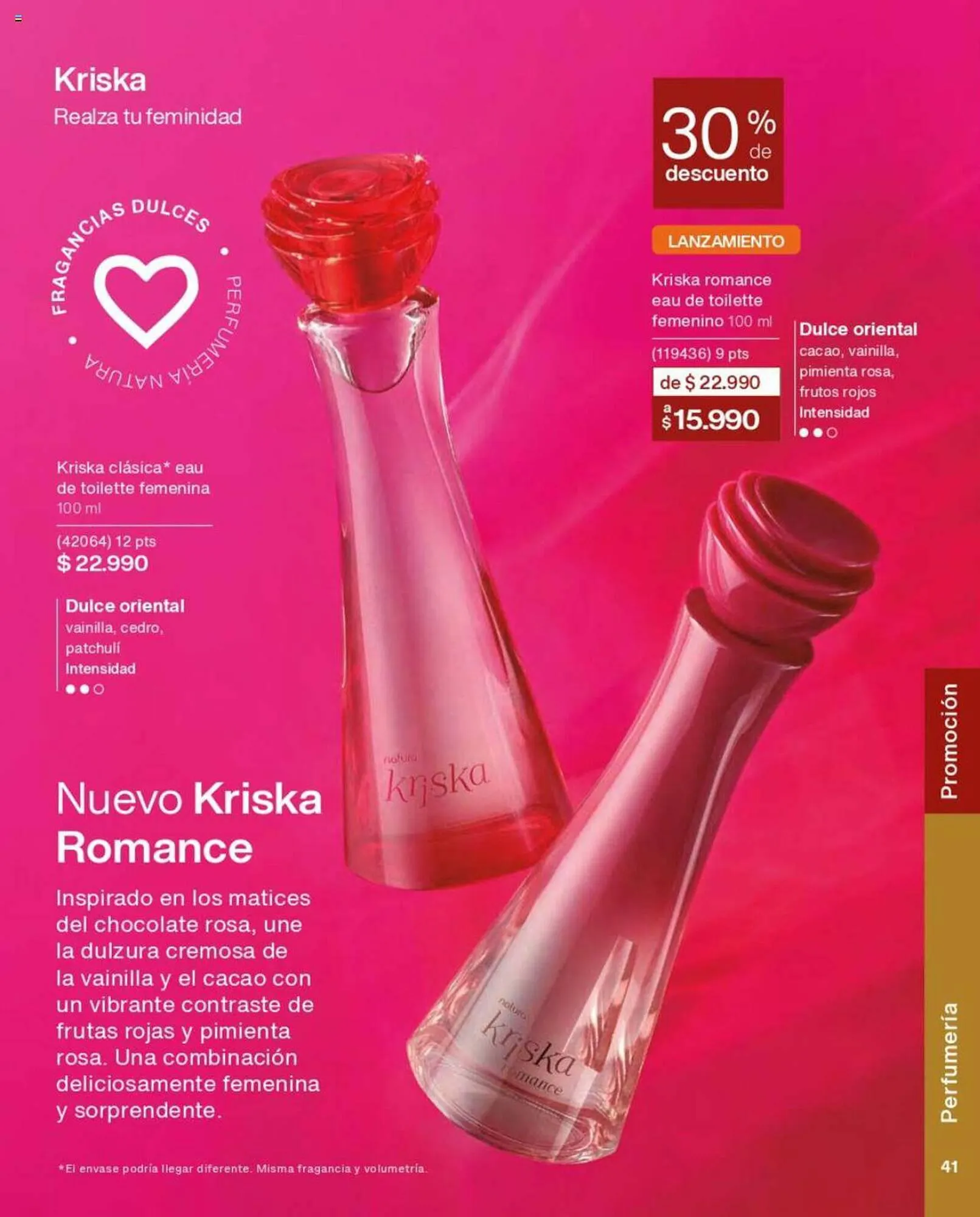 Catálogo de Catálogo Natura 1 de septiembre al 30 de septiembre 2023 - Página 41