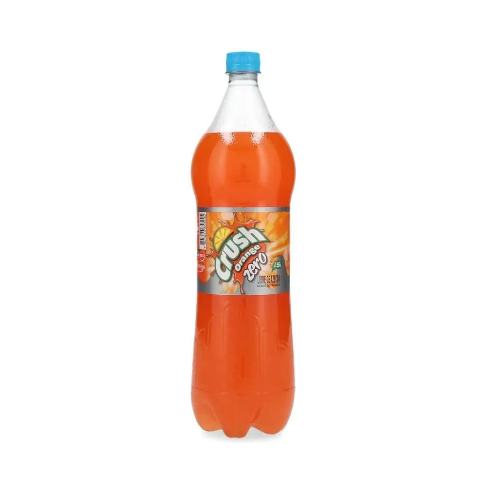 Bebida Orange Crush Zero Desechable, 1.5Lts.