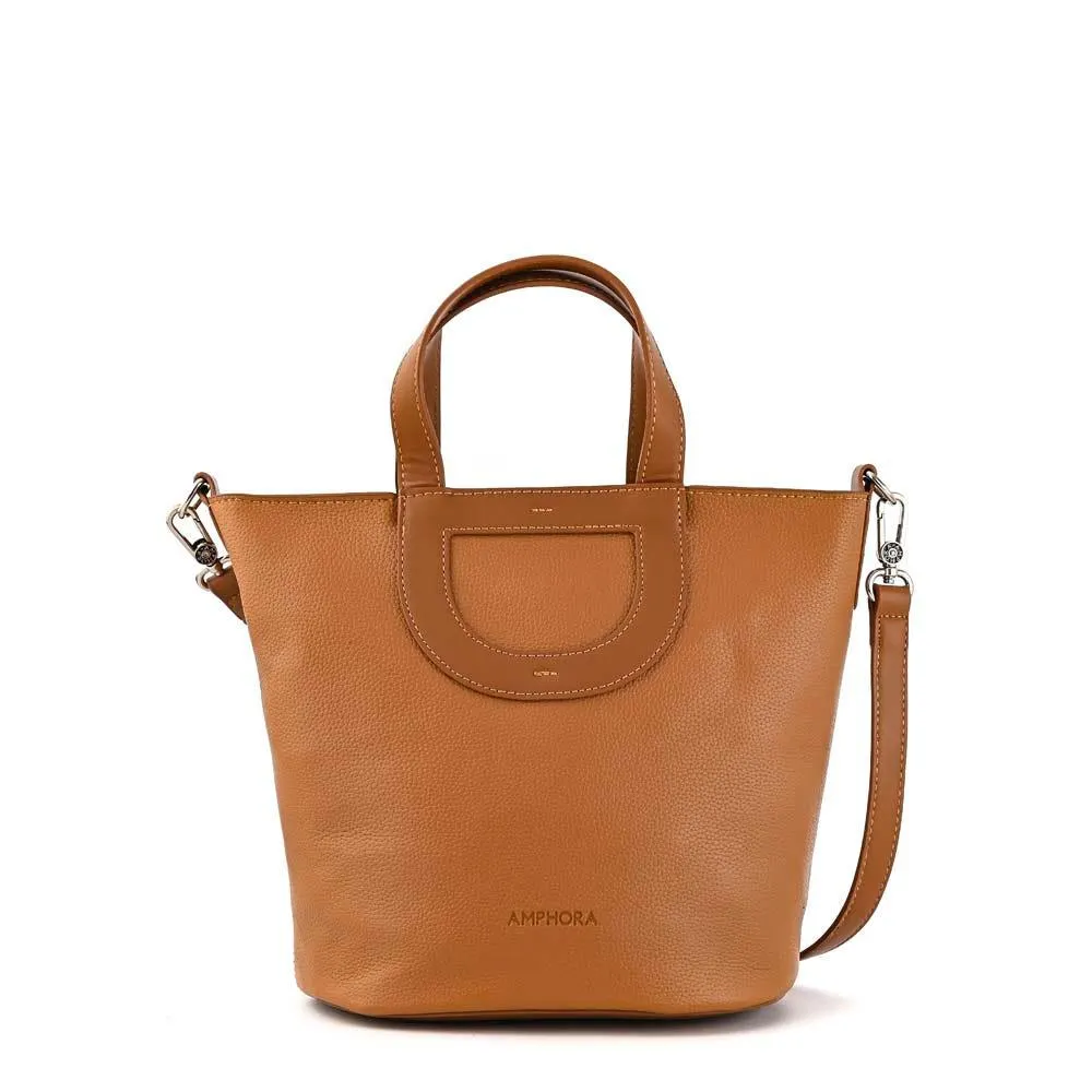 Cartera bandolera mediana elma camel