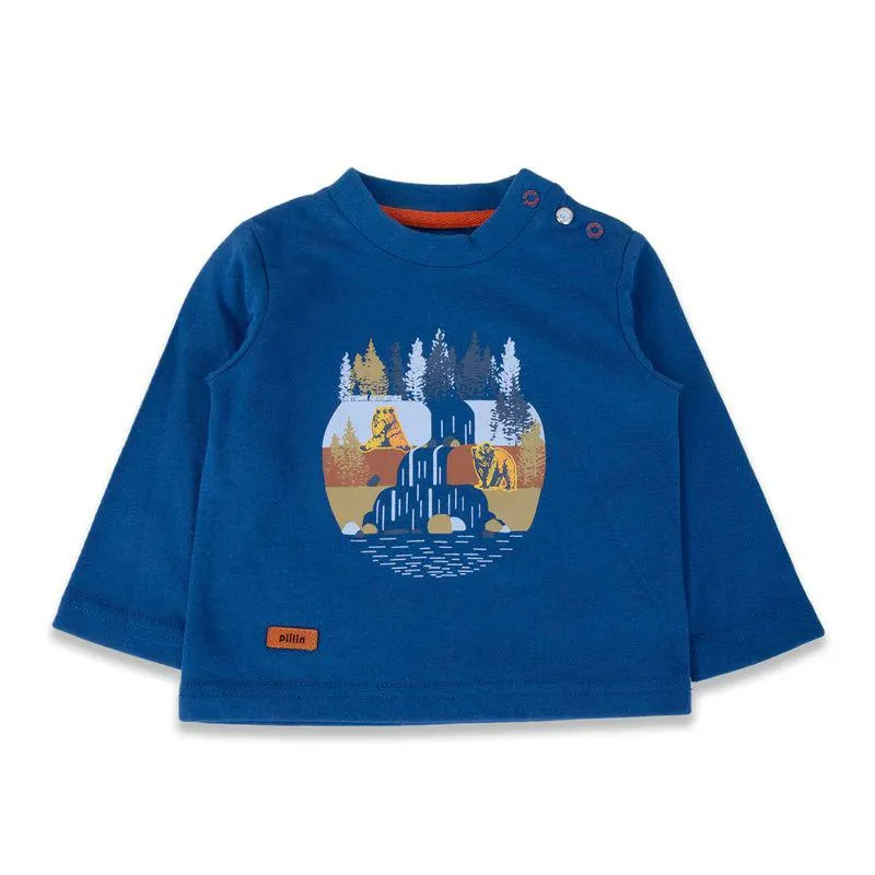 Polera Bebé Niño Azul