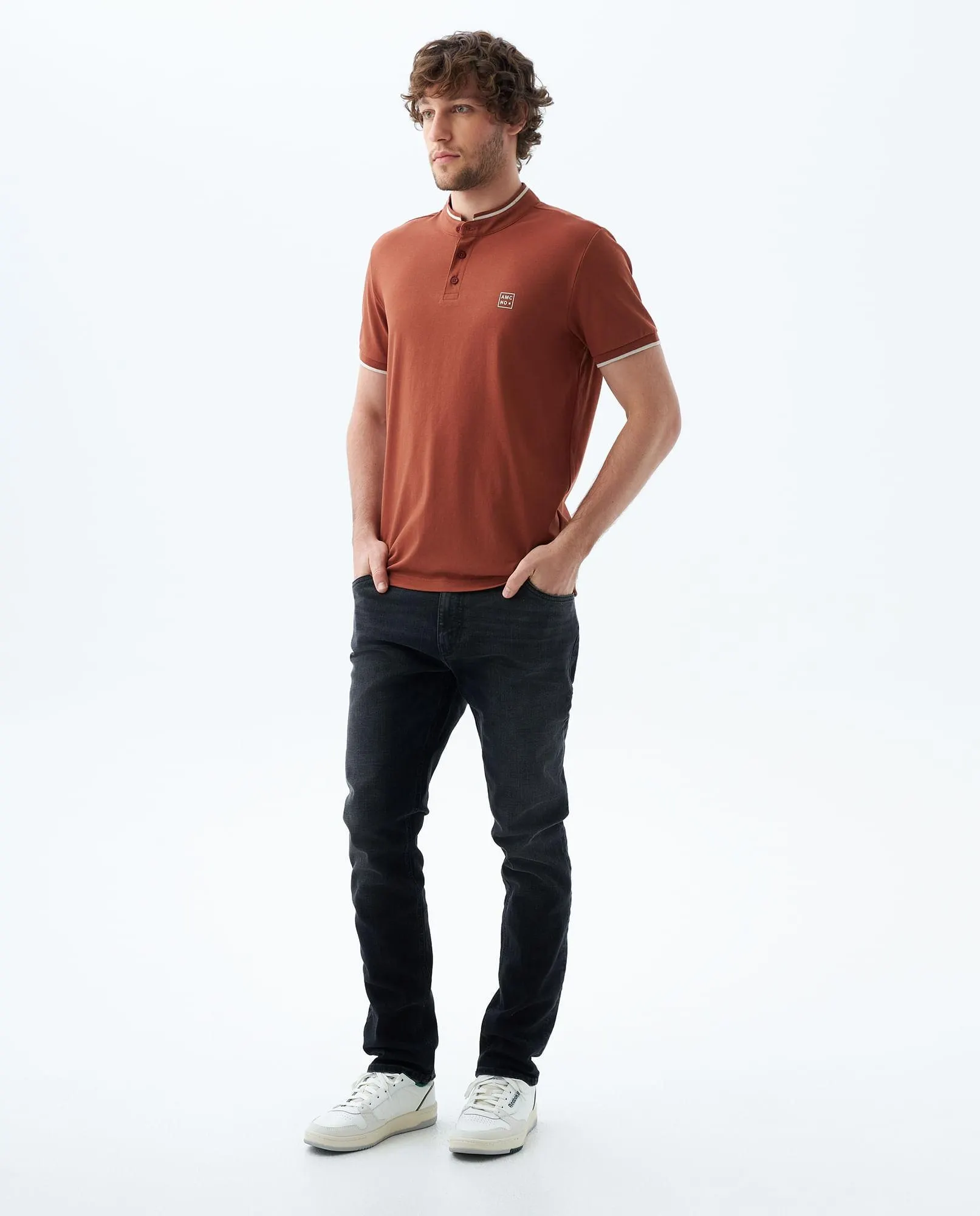 Polo Slim manga corta para hombre