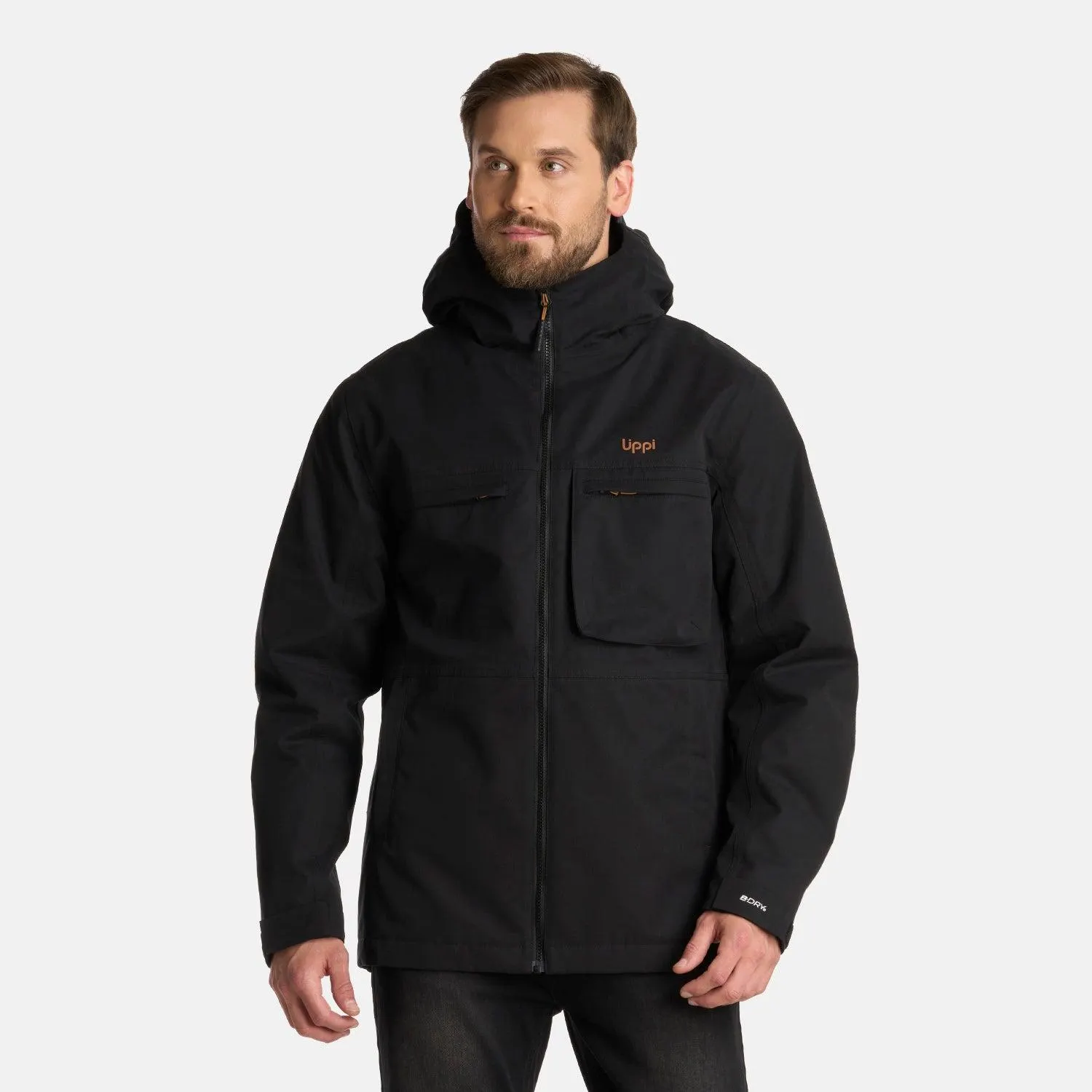 Chaqueta Hombre Citizen Warm B-Dry Hoody Jacket Negro Lippi