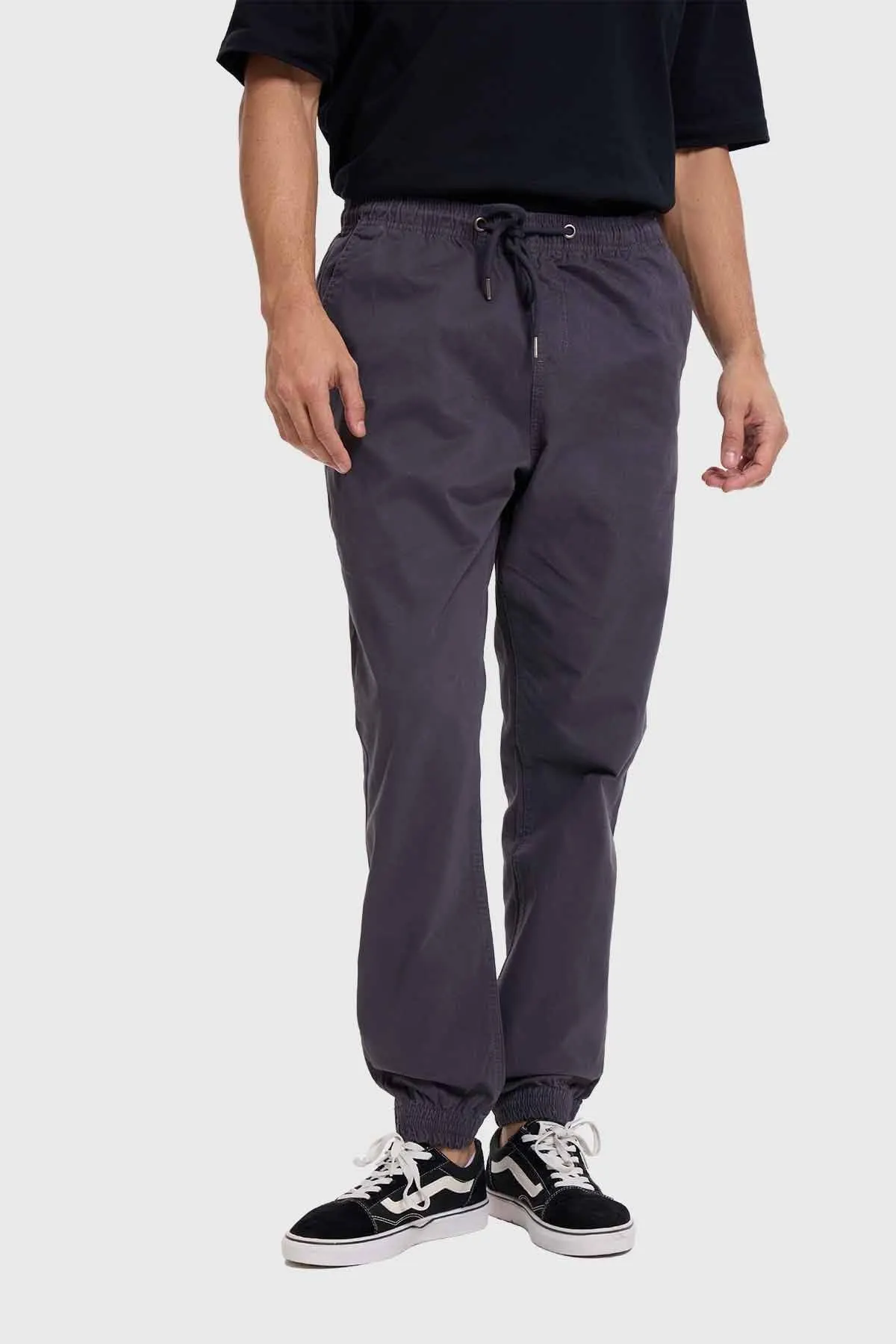 Pantalón Hombre Jogger Twill Marengo