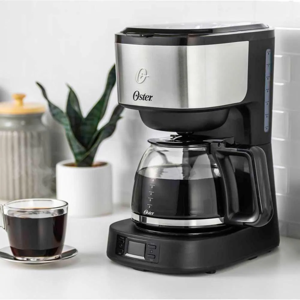 Cafetera Programable 8 Tazas BVSTDC10SS Oster