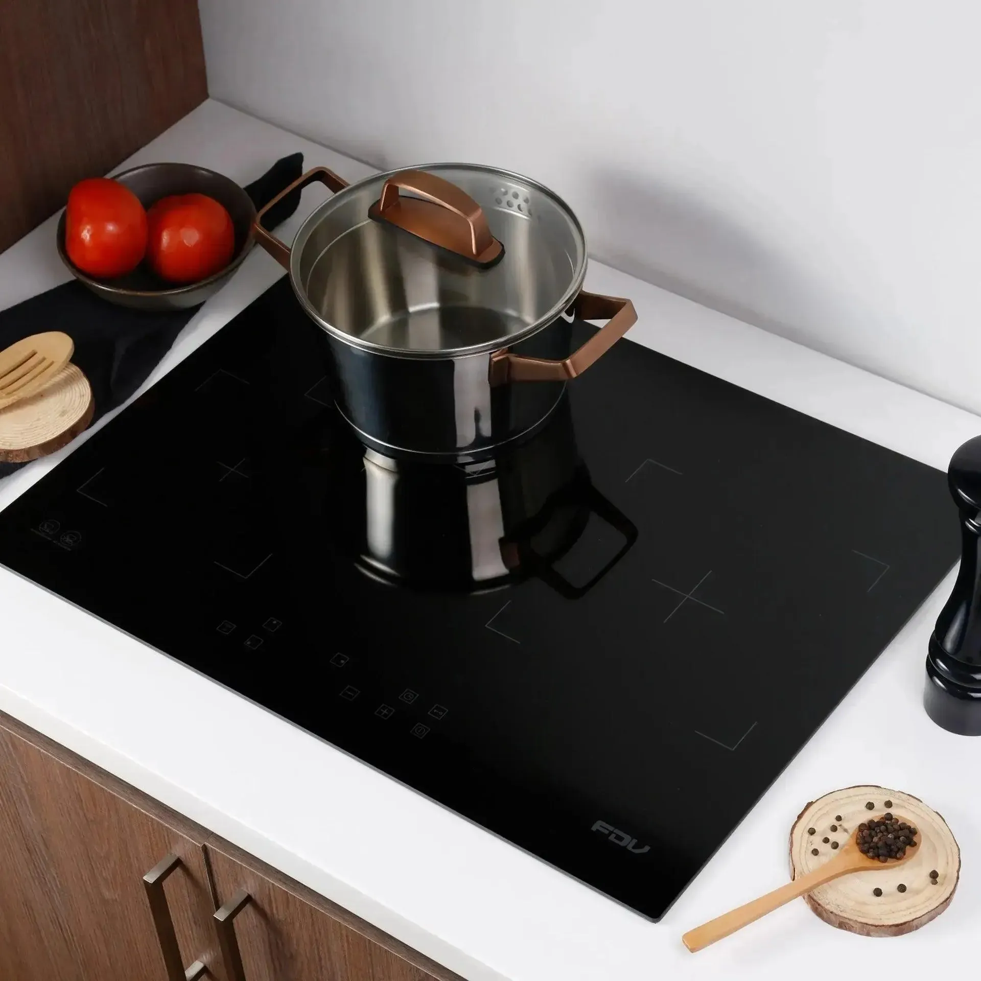 Encimera Vitrocerámica 3 Black 3 Quemadores 60 cm FDV