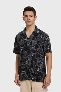 Camisa hombre guayabera negro ii fsp