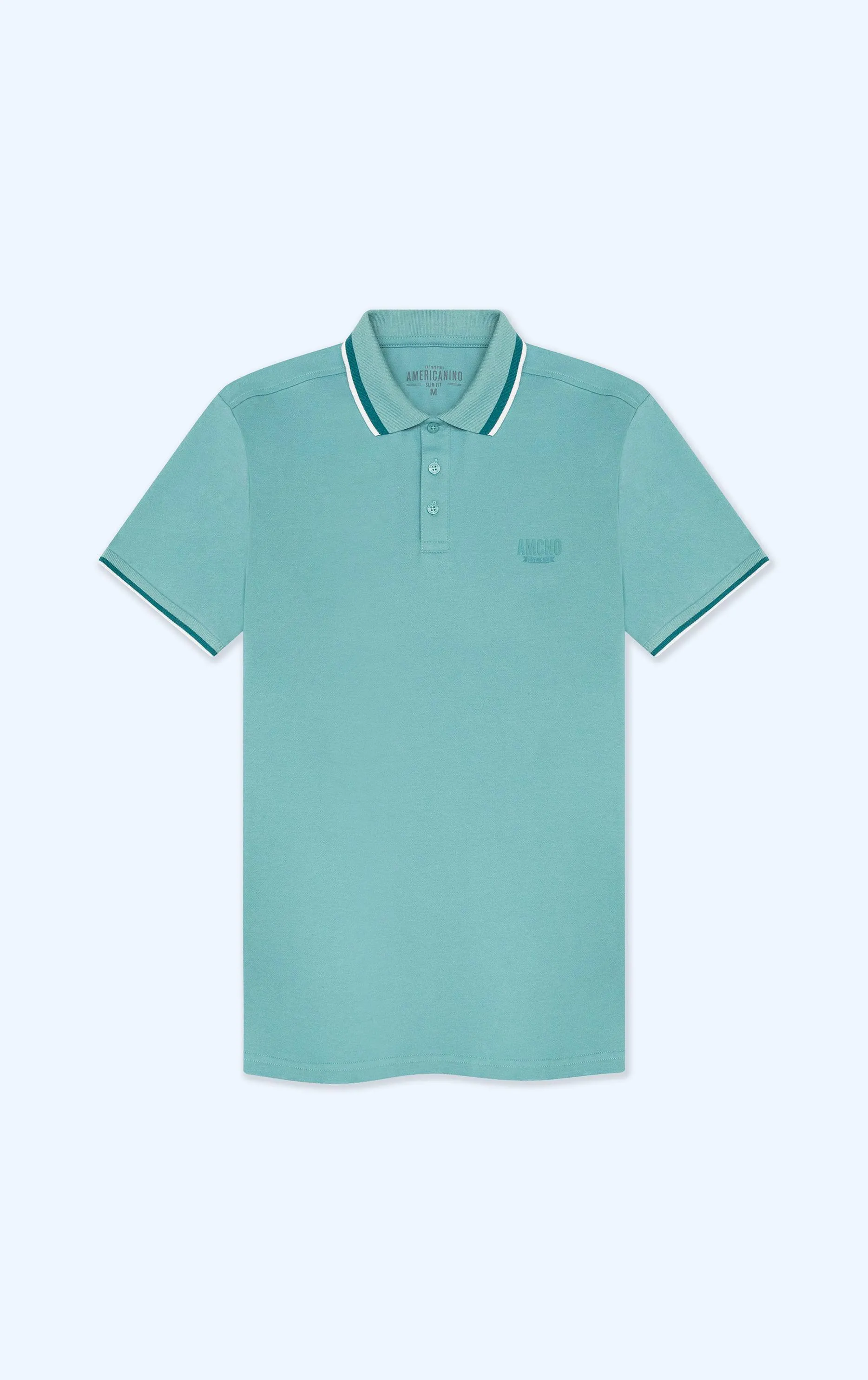 Polo Slim con detalle bordado para hombre