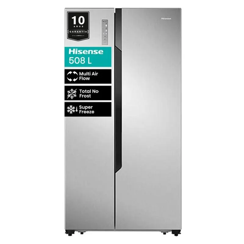 Refrigerador Side by Side 508 Litros No Frost RC-67WS2 Hisense