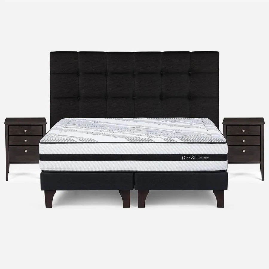 Box Spring Driven King + Muebles Issey
