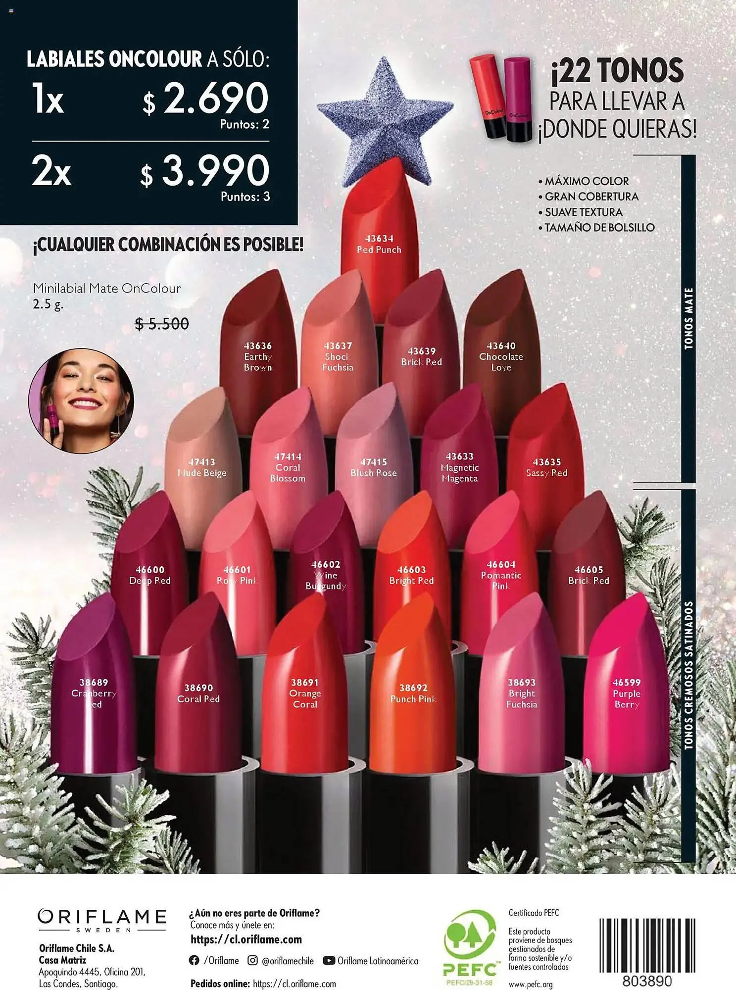 Catálogo de Catálogo Oriflame 6 de diciembre al 27 de diciembre 2025 - Página 132