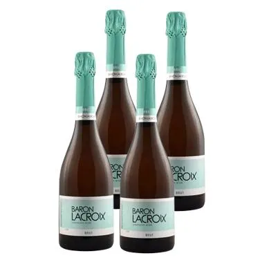 Espumante Baron Lacroix Brut 750 CC x4 | Liquidos.cl