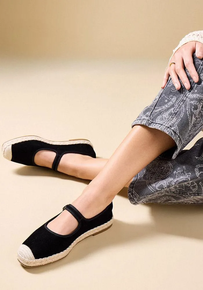 Alpargata Baja Hebilla Metálica Mujer