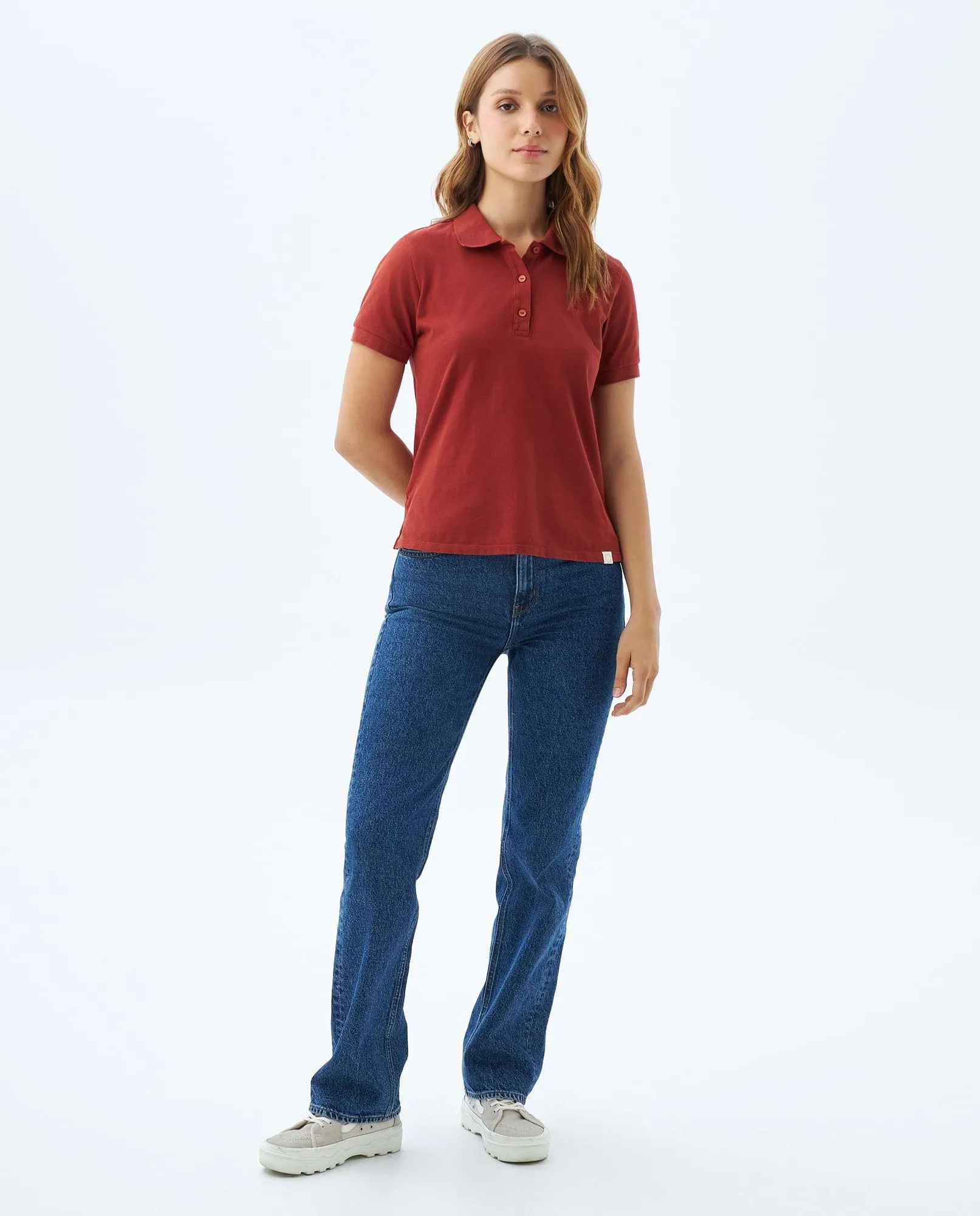 Polo Slim básica para mujer