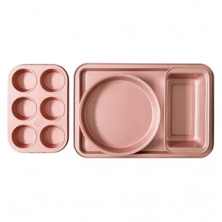 Set Mix 4 Moldes Classic Antiad Rose Gold Ilko