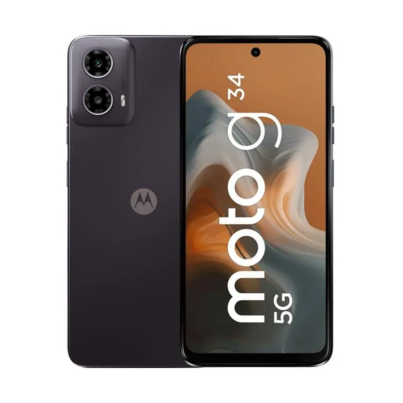 Smartphone Moto G34 5G 8+256GB 6.5" Open Negro