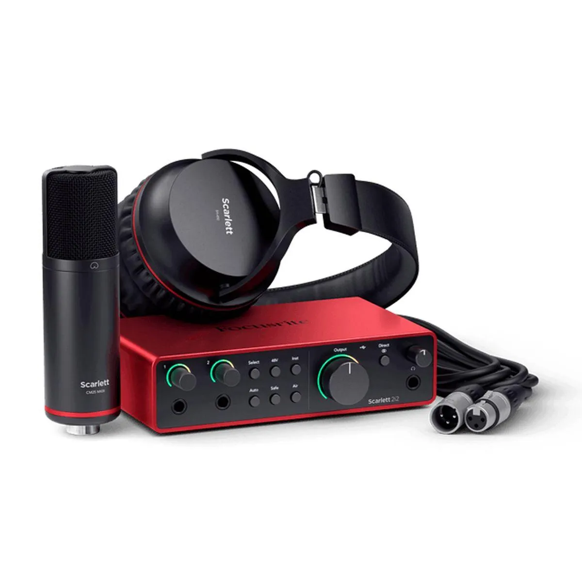 Pack homestudio Focusrite Studio Scarlett 2i2 4th gen