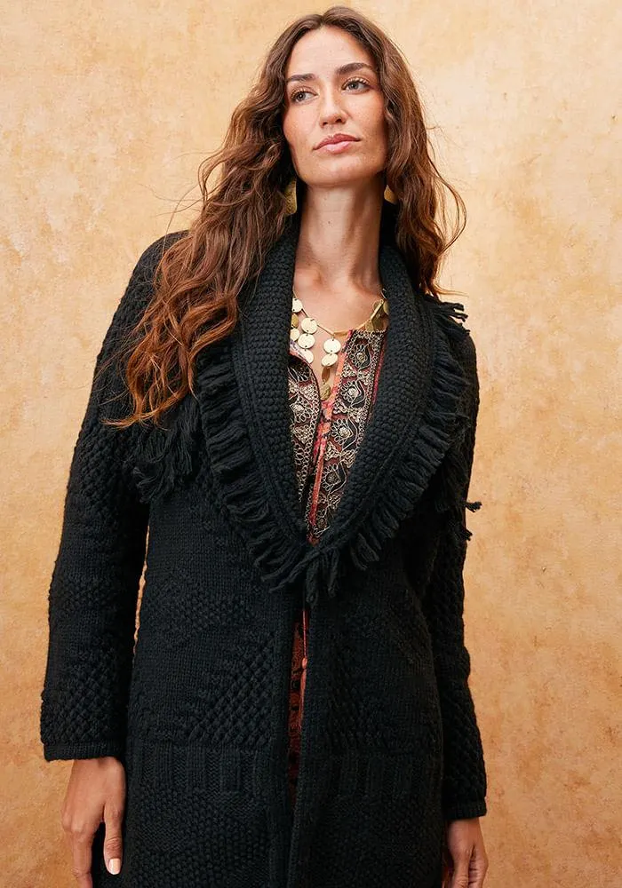 Chaleco Flecos En Cuello