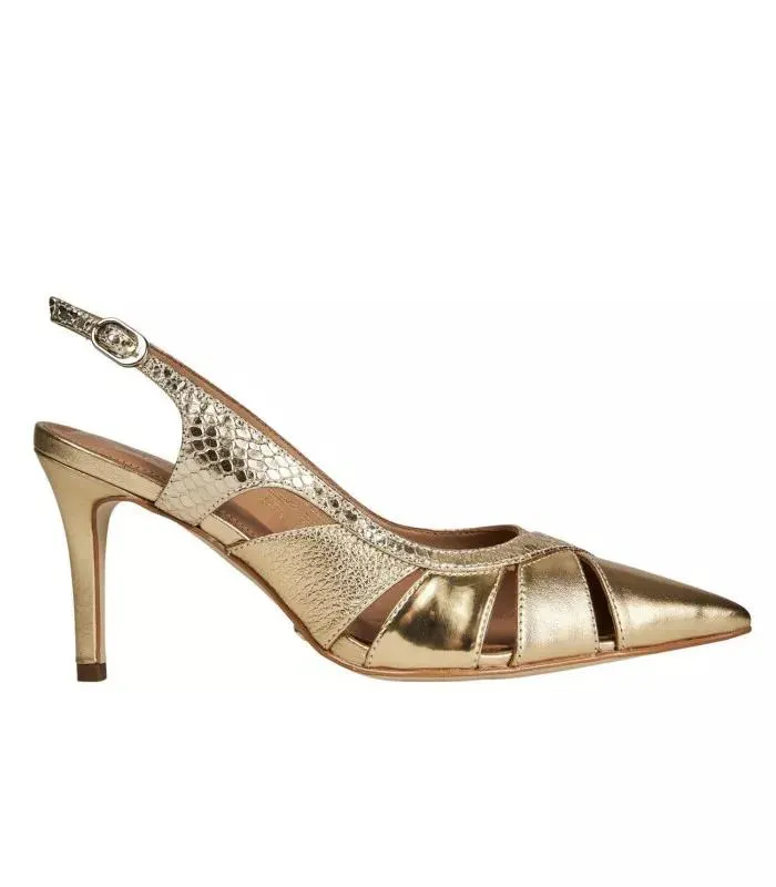 Zapato Monica Dorado