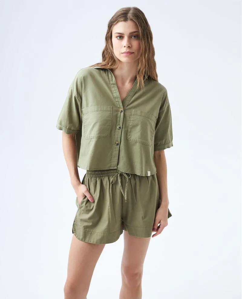 Camisa manga corta para mujer