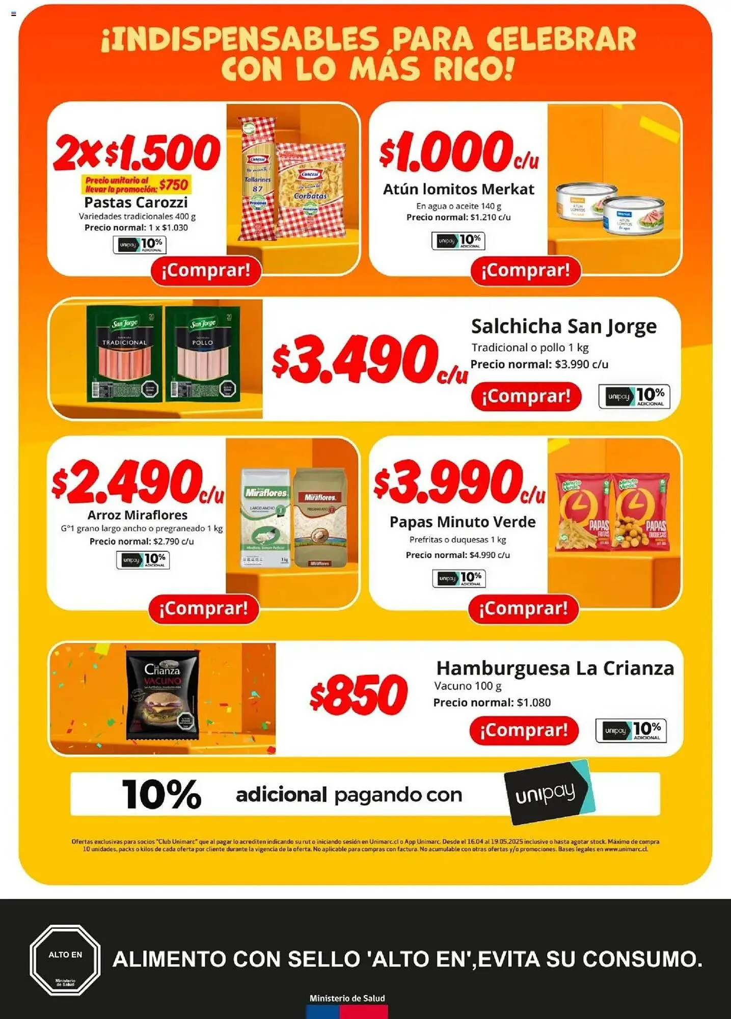 Catálogo de Catálogo Unimarc 16 de abril al 19 de mayo 2025 - Página 11