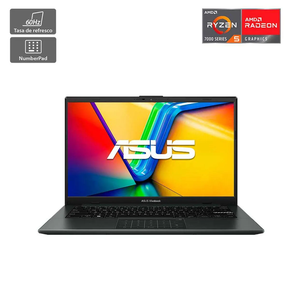 Notebook Asus Vivobook Go 14 AMD Ryzen 5 8GB 512GB SSD 14"