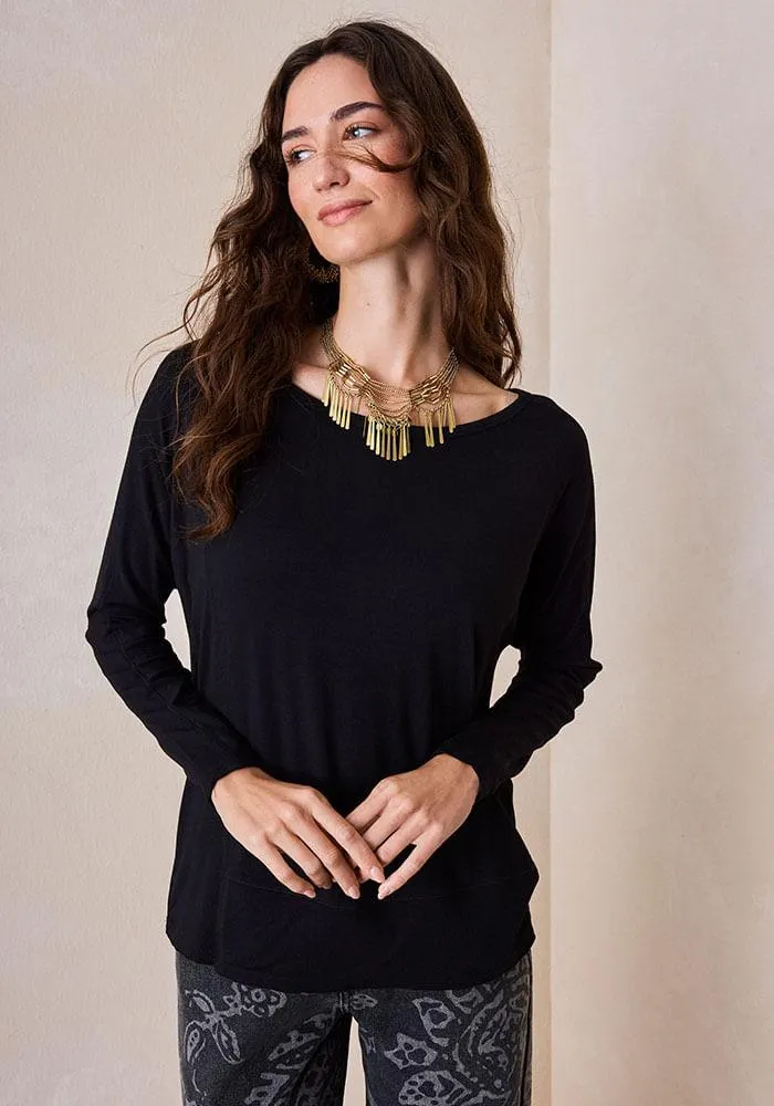 Polera Detalle Pespunte Tapacosturas