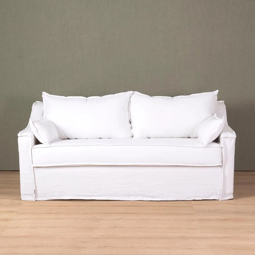 Sofá Francés Lino Blanco