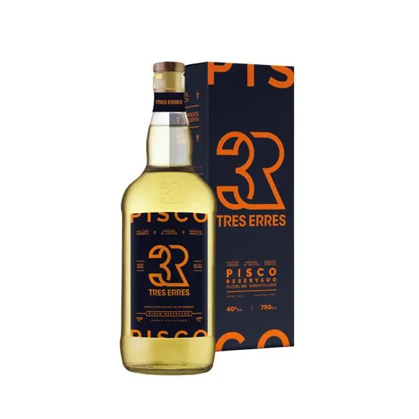 Pisco Tres Erres 40° Botella 750cc