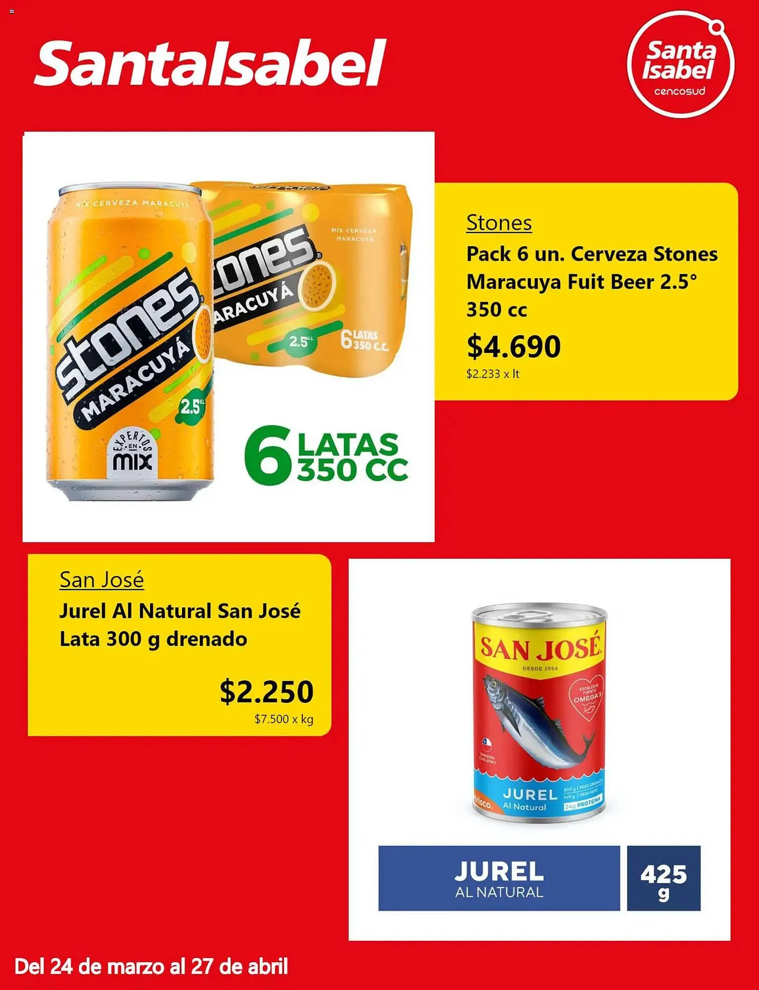 Catálogo de Catálogo Santa Isabel 24 de marzo al 28 de abril 2026 - Página 3