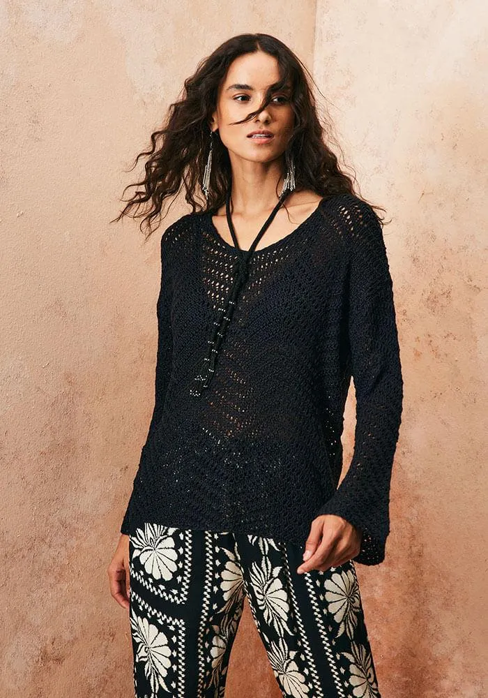 Sweater Patrón Calado