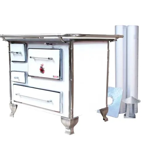 COCINA MUEBLE A LEÑA 82x56 CM BLANCA CON KIT CAÑONES