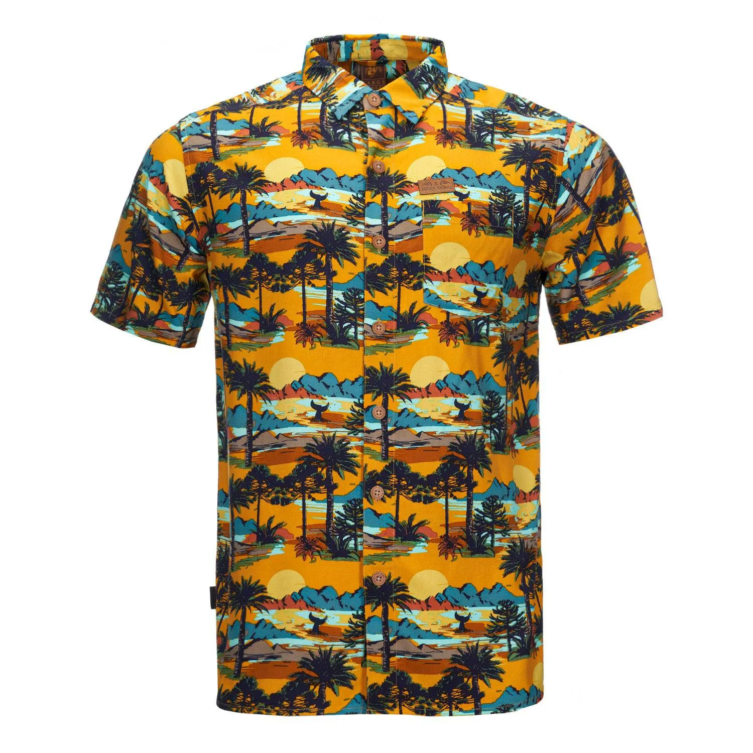 Camisa Hombre Aflora Mostaza Haka Honu