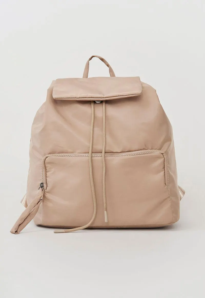 Mochila Mujer Nylon Camel