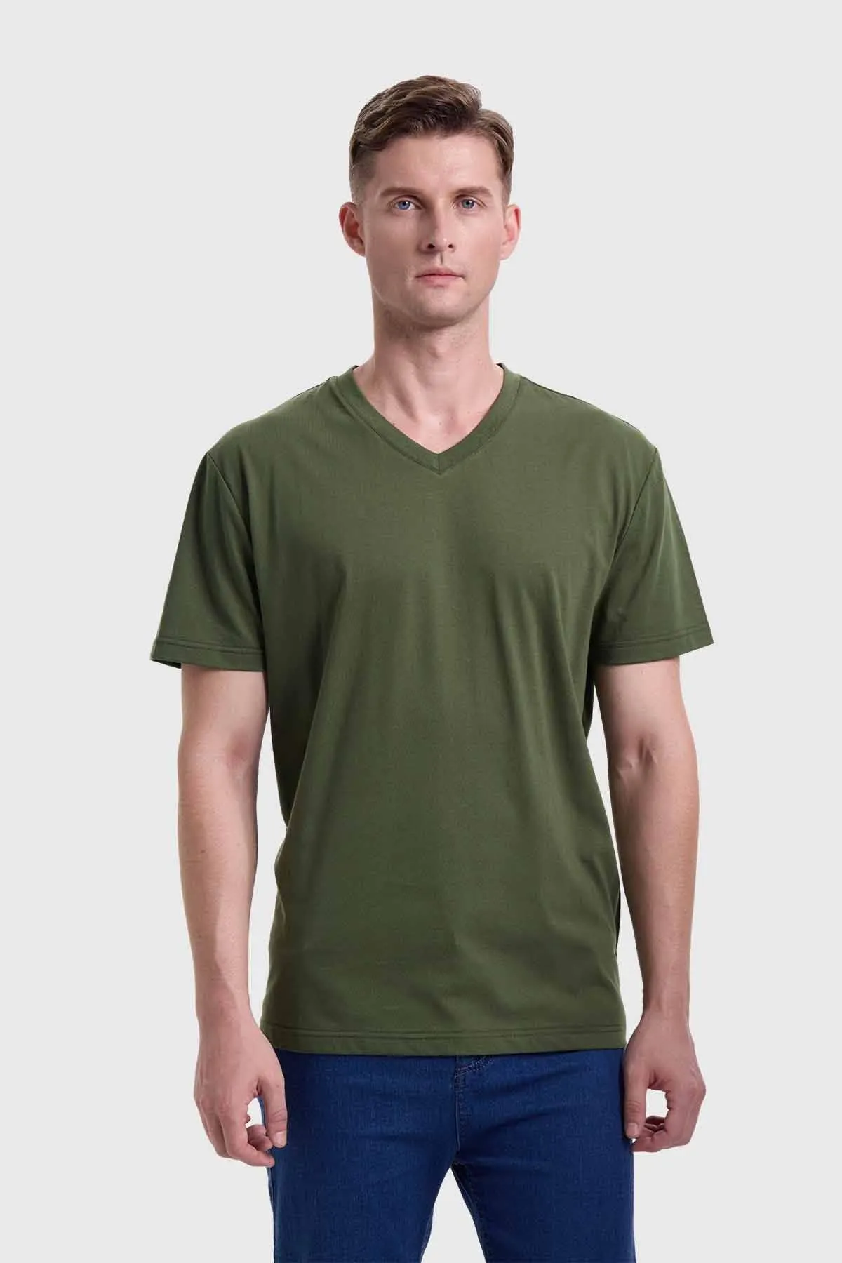 Polera Hombre Básica Verde